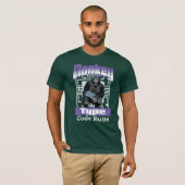プログラマーユーモア 猿がコードを打つと動く Tシャツ (正面フル)
