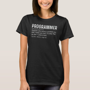 プログラマー定義 コンピュータサイエンス & コーディング IT Tシャツ