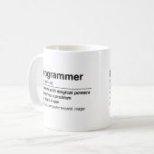 プログラマー定義 コーヒーマグカップ (正面左)