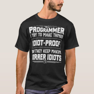 プログラマー男性女性コンピュータコーダープログラミング Tシャツ