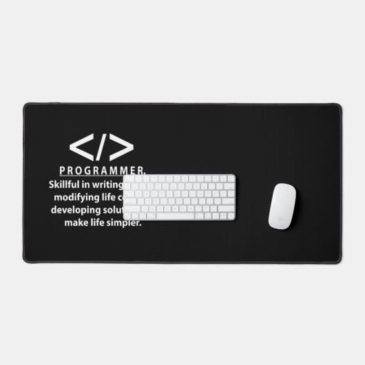 プログラマー コーディング デベロッパー プログラマー デスクマット (キーボード&マウス)