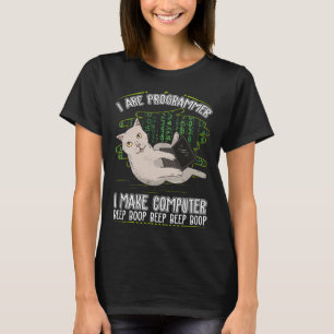 プログラマー・ユーモア・キャット・インフォマティスト Tシャツ