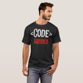 プログラマー 開発者 コード タグ 血統 コーディング コーダー Tシャツ (正面フル)