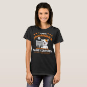 プログラマーCat Animal Coding Squad Engineer Tシャツ (正面フル)