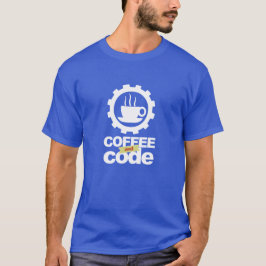 プログラマーTシャツ: コーヒーおよびコード Tシャツ