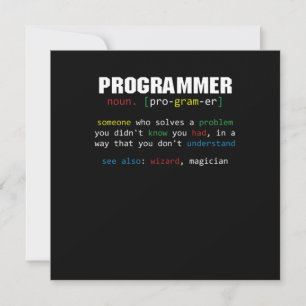 プログラマ定義コーダプログラミングGif 招待状