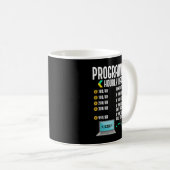 プログラマ時給ソフトウェア開発コーダ コーヒーマグカップ (正面右)