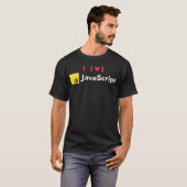 プログラマJavaScriptは地獄 Tシャツ (正面フル)