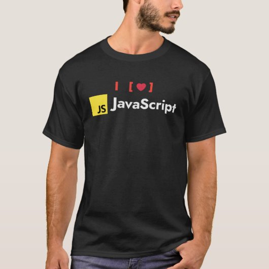 プログラマJavaScriptは地獄 Tシャツ (正面)