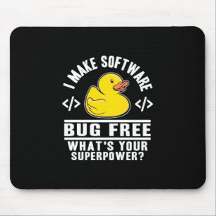 プログラマMake Software Bug Free マウスパッド