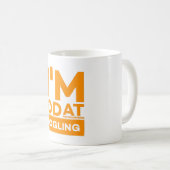 プログラミもしングやグーグルが得意かどうか不明 コーヒーマグカップ (正面右)