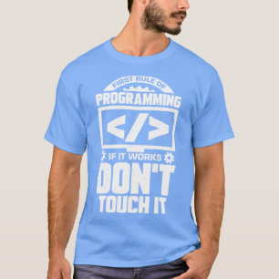 プログラミングおもしろいコーディング・プログラマ・コーダ・ギフト Tシャツ