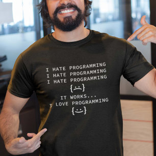 プログラミングが嫌い Tシャツ