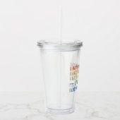 プログラミングが嫌おもしろいい – プログラマI アクリルタンブラー (右)