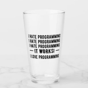 プログラミングが嫌おもしろいい – Programmer II タンブラーグラス