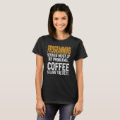 プログラミングで問題を解決コーヒーソフトウェアW Tシャツ (正面フル)