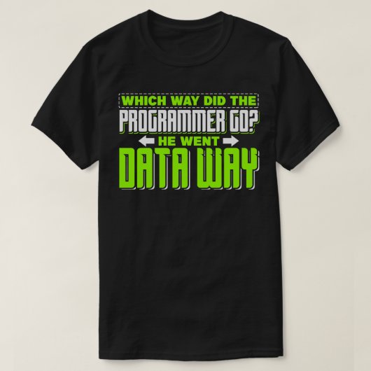 プログラミングどの方法でプログラマは行った Tシャツ (デザイン正面)