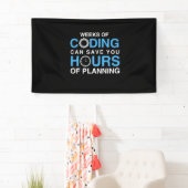 プログラミングの数週間 横断幕 (インサイチュ)