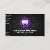 プログラミングアイコン 名刺 (正面)