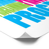 プログラミングカラフル ポスター (角)