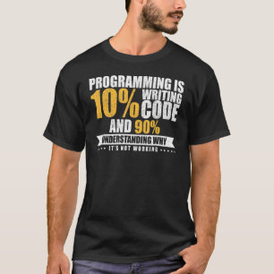 プログラミング名言 IT テック プログラマー ソフトウェア開発 Tシャツ