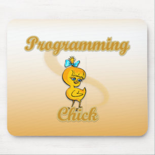 プログラミング時計 マウスパッド