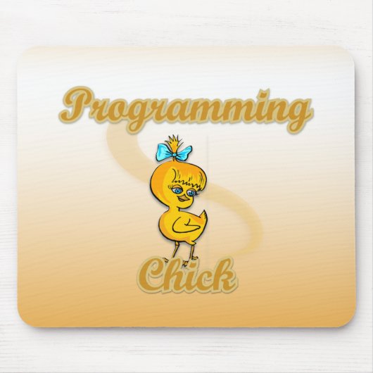 プログラミング時計 マウスパッド (正面)