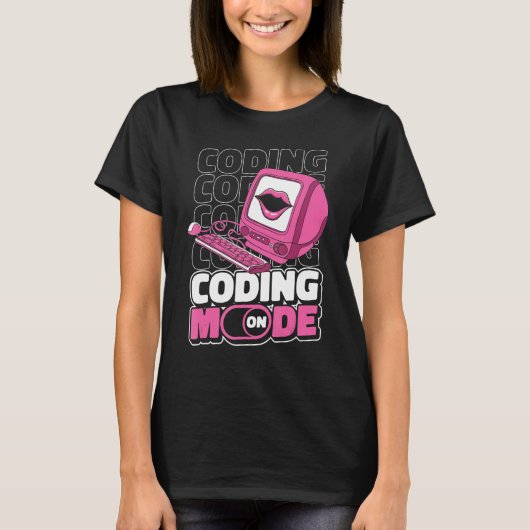 プログラミング符号化開発者C上のプログラマモード Tシャツ (正面)