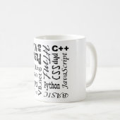 プログラミング言語のマグ コーヒーマグカップ (正面右)