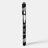 プログラミング言語の白黒 Case-Mate iPhoneケース (裏面 / 左)