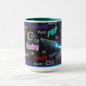 プログラミング言語パタカラフルーン マグカップ (中央)