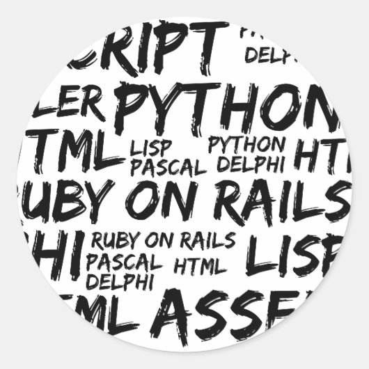 プログラミング言語,コンピュータ言語,コード ラウンドシール (正面)