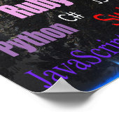 プログラミング言語 ポスター (角)