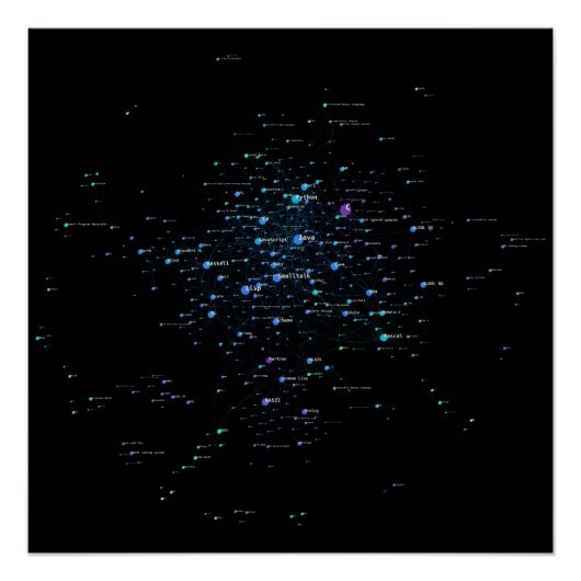 プログラミング言語Influence Network 2020 ポスター (正面)