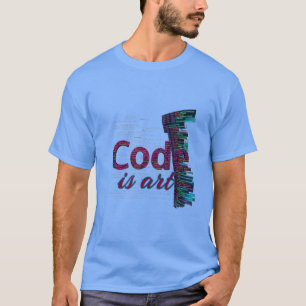 プログラミング:コードはアート。 Tシャツ