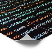 プログラミング ポスター (角)