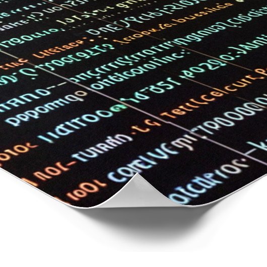 プログラミング ポスター (角)