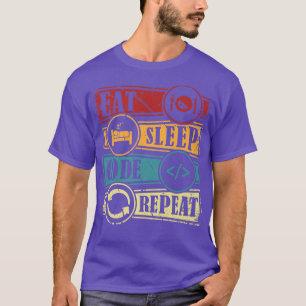 プログラミングComputer Science 食べ Programmer Code S Tシャツ