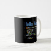 プログラミングHello WorldコンピュータエンジニアリングCodin コーヒーマグカップ (正面右)
