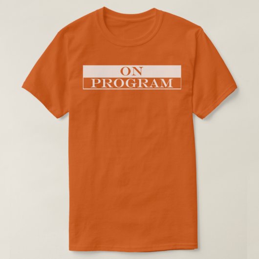 プログラムで Tシャツ (デザイン正面)