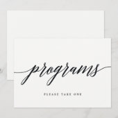 プログラムの看板 - モダン スクリプト (正面/裏面)