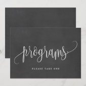 プログラムの署名 – 素敵な書道 (正面/裏面)