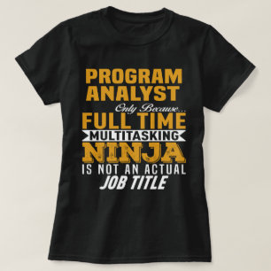 プログラムアナリスト Tシャツ