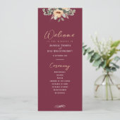 プログラムエレガント- burgundy結婚, s プログラム (スタンド正面)