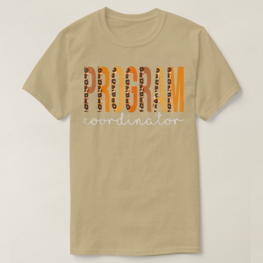 プログラムコーディネーターleopard秋秋ラバーズタ tシャツ (デザイン正面)