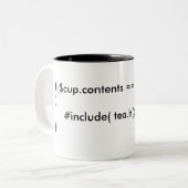 プログラムコードマグ ツートーンマグカップ (正面左)