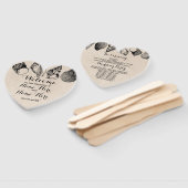 プログラムハンドファンシェルビーチ結婚式海 ハンドファン (組立なし)