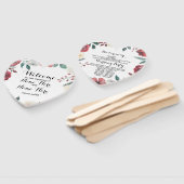 プログラムハンドフ結婚ァンの赤いフローラの葉 ハンドファン (組立なし)