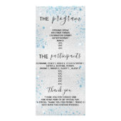 プログラムパーティーシルバーブルーグリッターダスト ラックカード (正面)