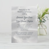 プログラムビーチ結婚ダネスの儀式 招待状 (スタンド正面)